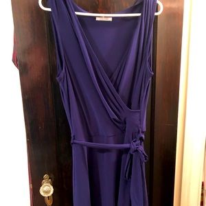 41 Hawthorne Blue Faux Wrap Dress - XL